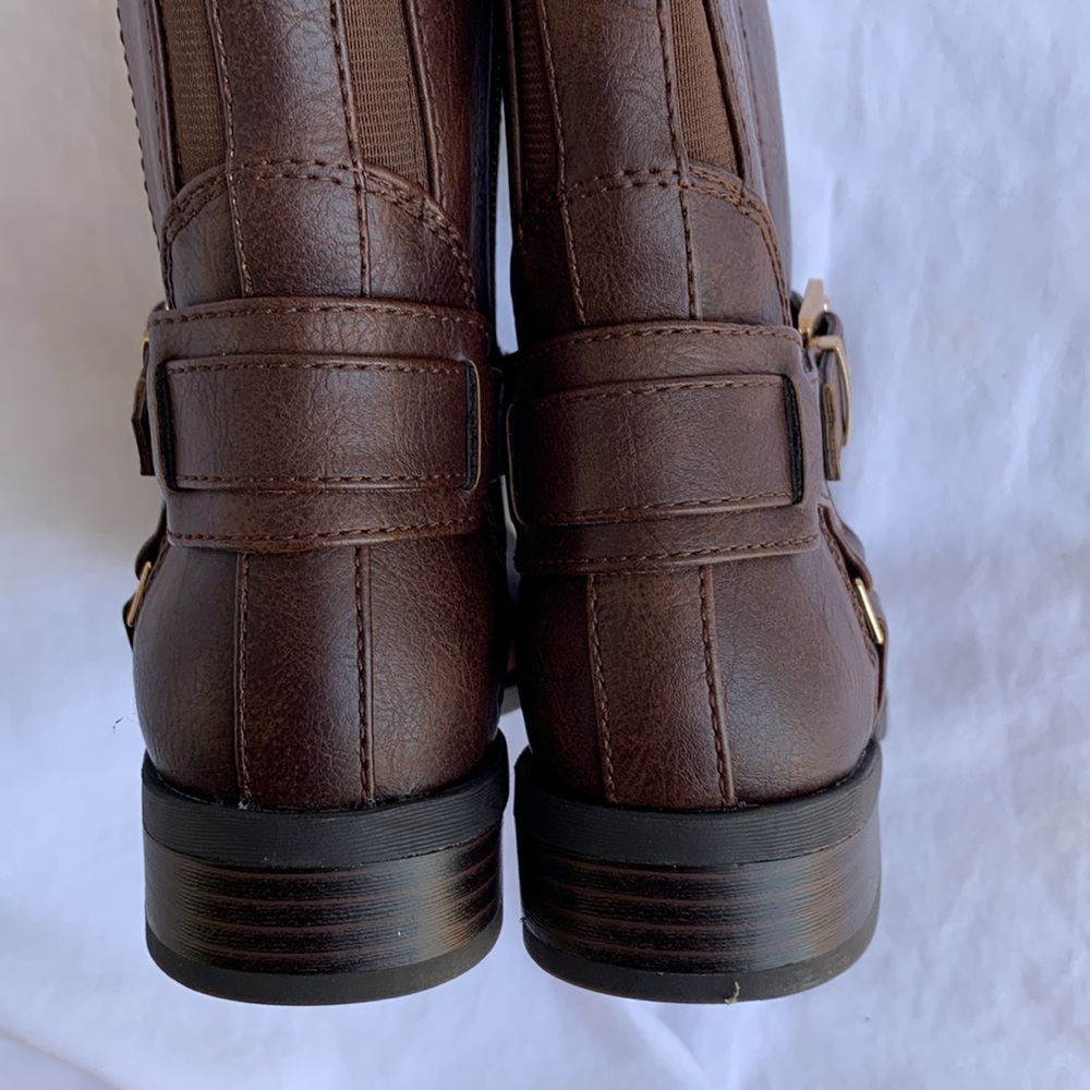 G by Guess women’s dark brown riding tall boots - NWOT - wide calf size 5M - Picture 12 of 17